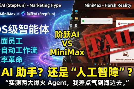 号称“OS级智能体”，结果连张女明星照片都搜不到？实测 MiniMax & 阶跃AI：这哪里是“桌面员工”，分明是“人工智障”。
