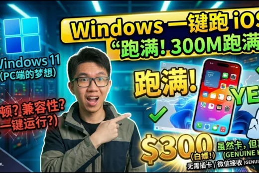 《Windows 史诗级突破！一键运行 iOS 系统：Inferno 模拟器实测，PC 玩家的终极梦想实现了？》